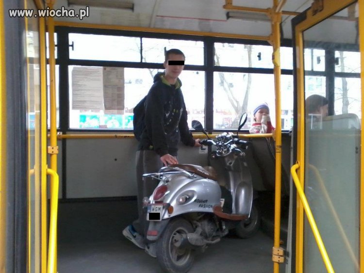 Lubię sobie pojeździć skuterem