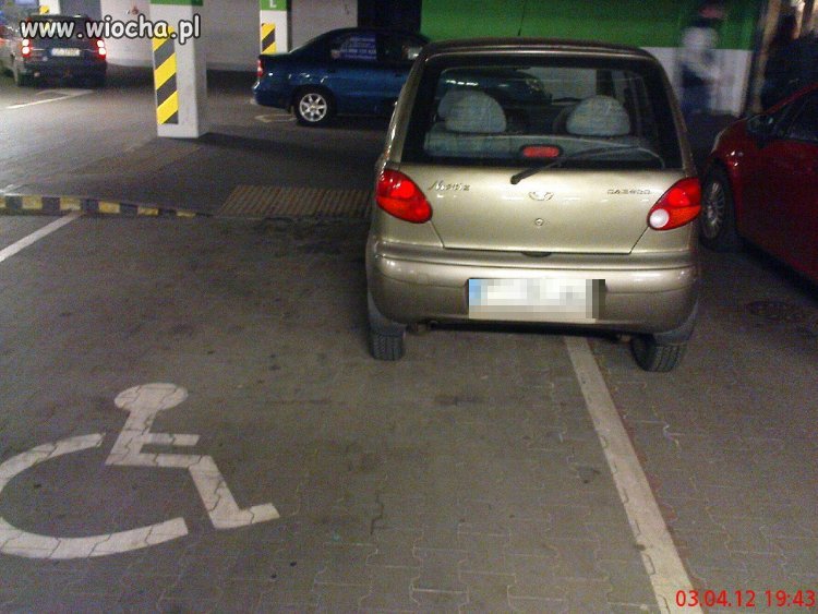 Gdy jedno miejsce parkingowe