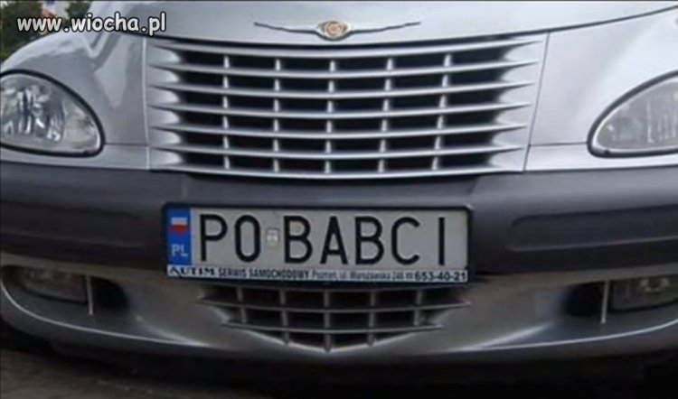 Tablica rejestracyjna...
