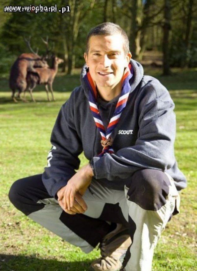 Czyżby to Bear Grylls?