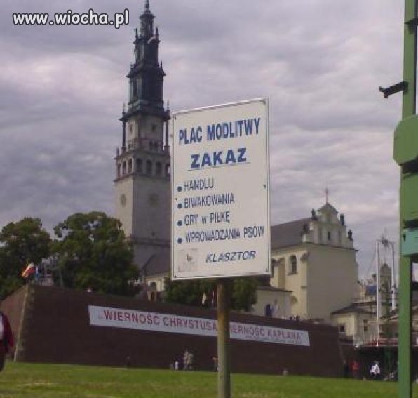 Zlikwidujmy parki zamieńmy je na place modlitwy 