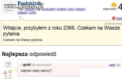 Dobre pytanie... 