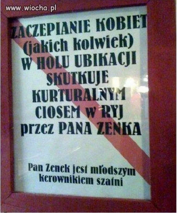 Pan Zenek...