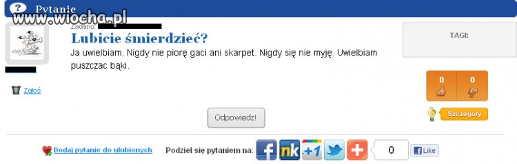 Ten koleś to wiocha ! 