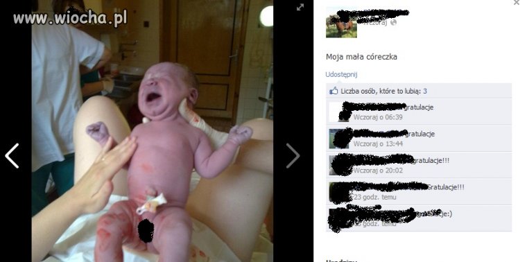 Pierwsze zdjęcie na facebook