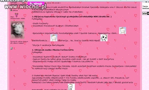 PObur Na fAsHnE zTaNofiSka ForóMcJoFfe!