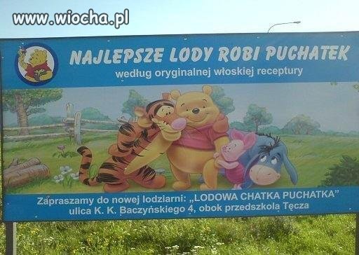 Najlepsze lody robi Puchatek haha