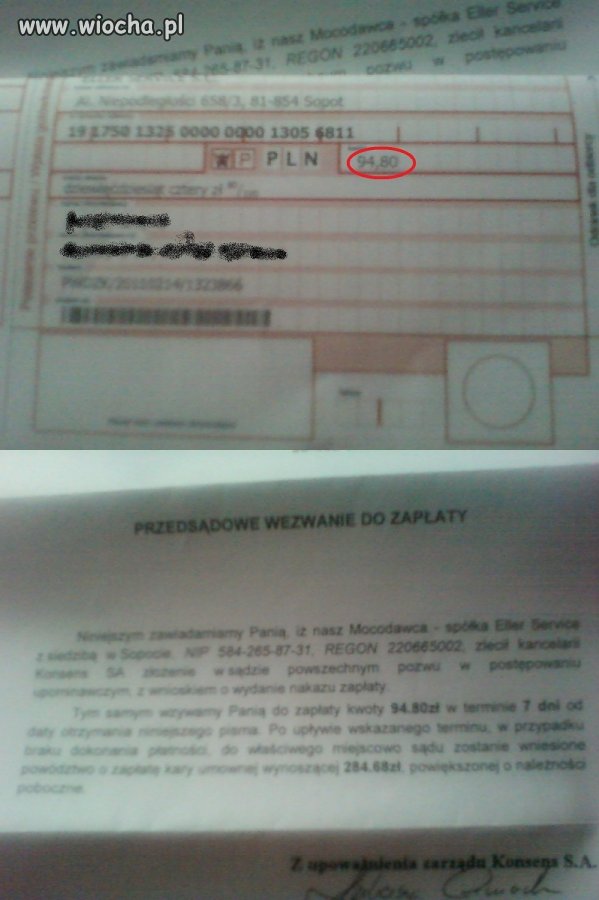 Właśnie dostałam od pobieraczka