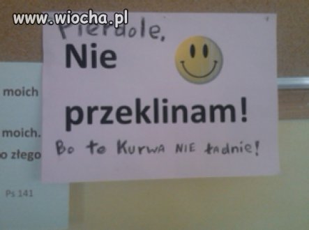 "Kultura" polskiej szkoły...