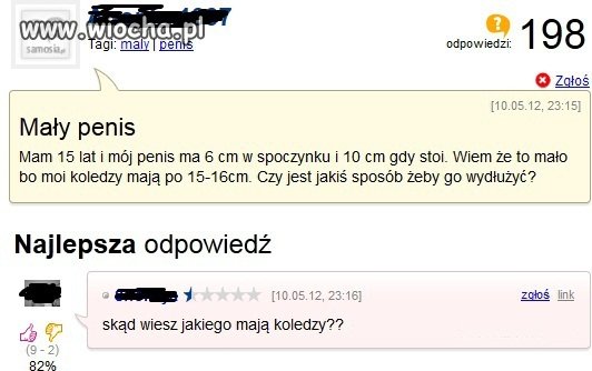 Mały penis...