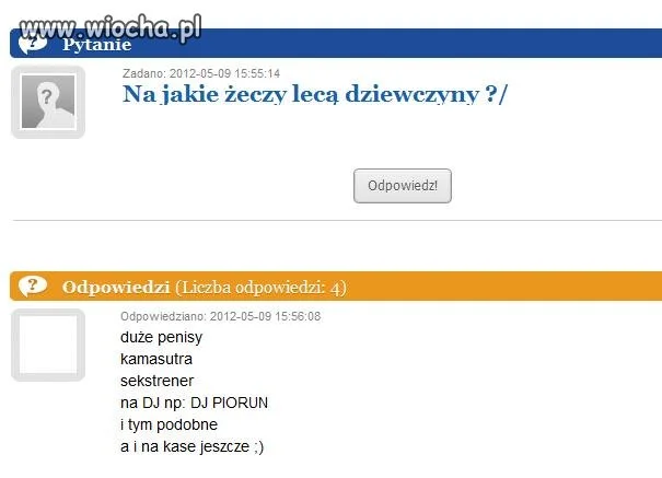 Na co lecą dziewczyny ...