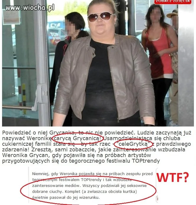 "celeGrytka", "caryca Grycanica"...