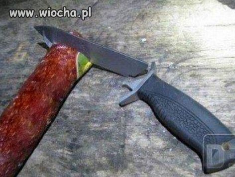 Chiński nóż - sucha kiełbasa 