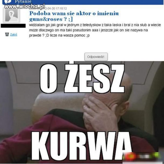 O żesz ku*wa!