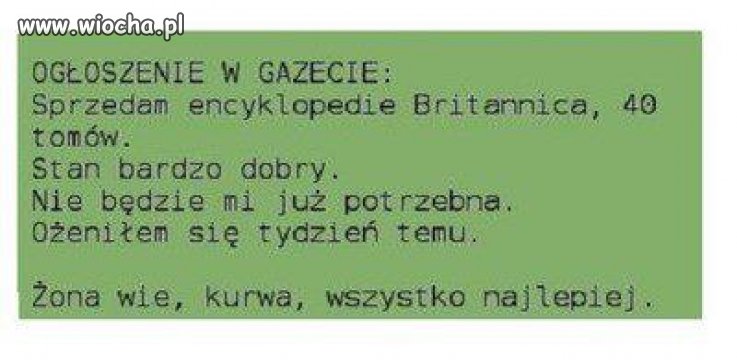 Żona wie lepiej
