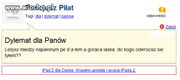 Dylemat ...