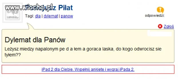Dylemat ...
