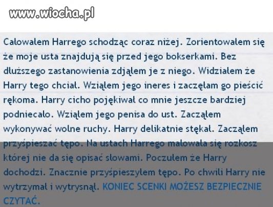 Fragment bloga 13-sto latki..