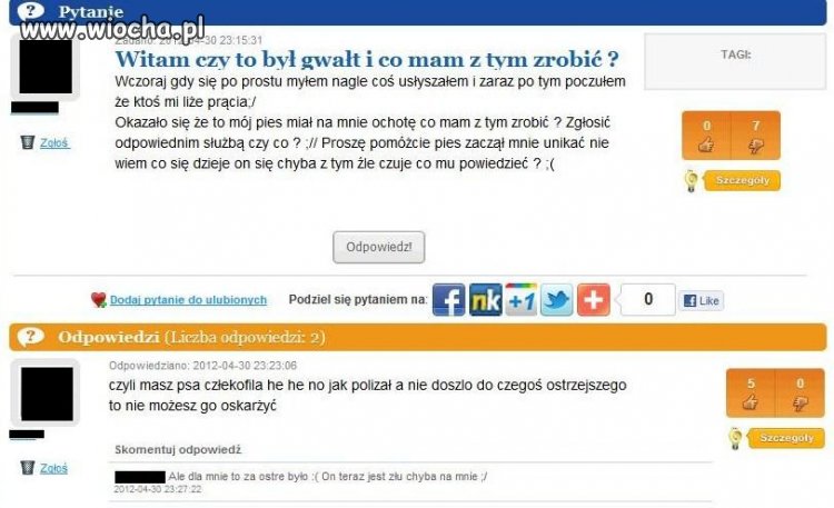 Ciekawy gwałt.