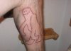 Oooj za to tattoo gościu musiał zapłacić 