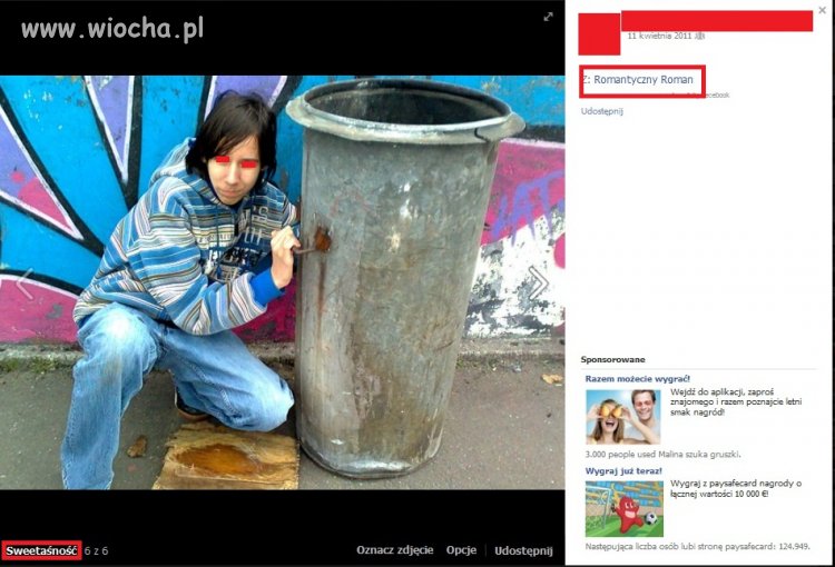 Nie ma to jak zdjęcie ze śmietnikiem