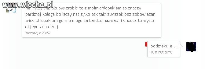 Taka zajebistą wiadomość dostałam dziś rano...