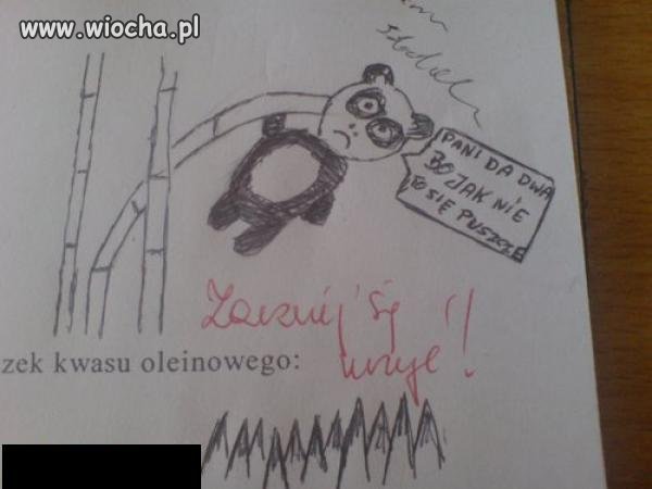 Zdesperowany uczeń ...