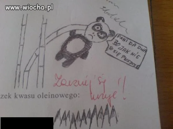 Zdesperowany uczeń ...