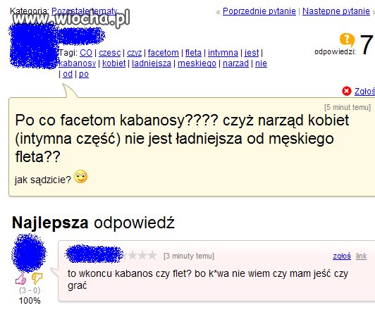 OMG, takie pytania załamują...