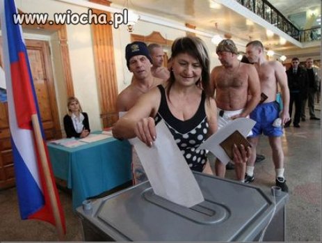 Głosowanie w Rosji 