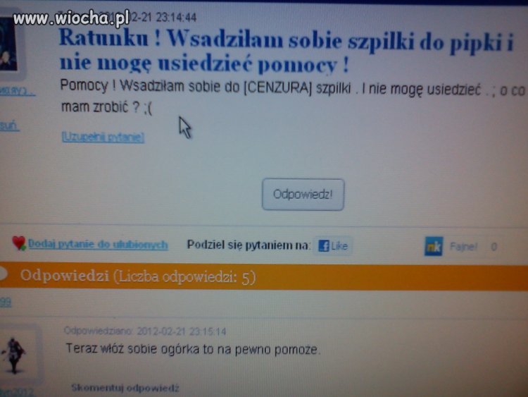 Głupota ludzka nie zna granic...