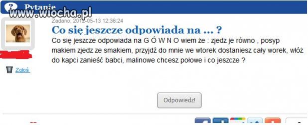 Co jeszcze odpowiada na...? 