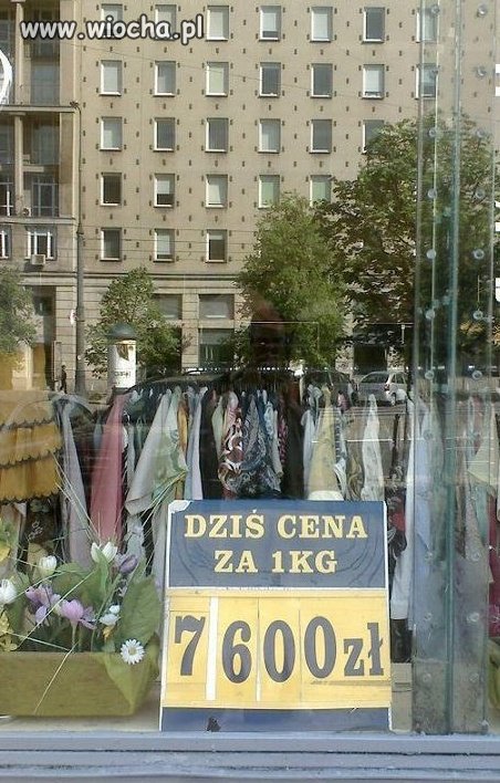Strasznie droga ta wyprzedaż...