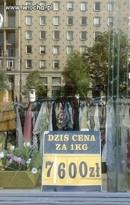 Strasznie droga ta wyprzedaż...