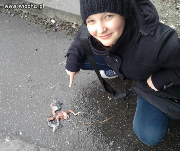 Nie ma to jak zdjęcie przy zjedzonym ptaku...
