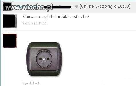 Nieudany podryw na zostaw mi kontakt 