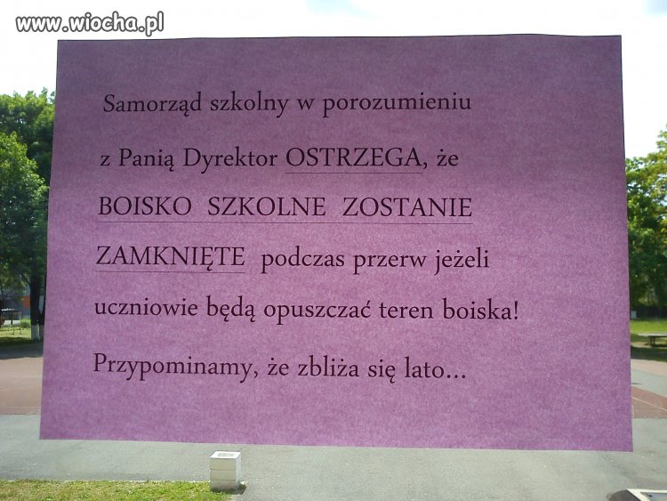 W pewnym gimnazjum 