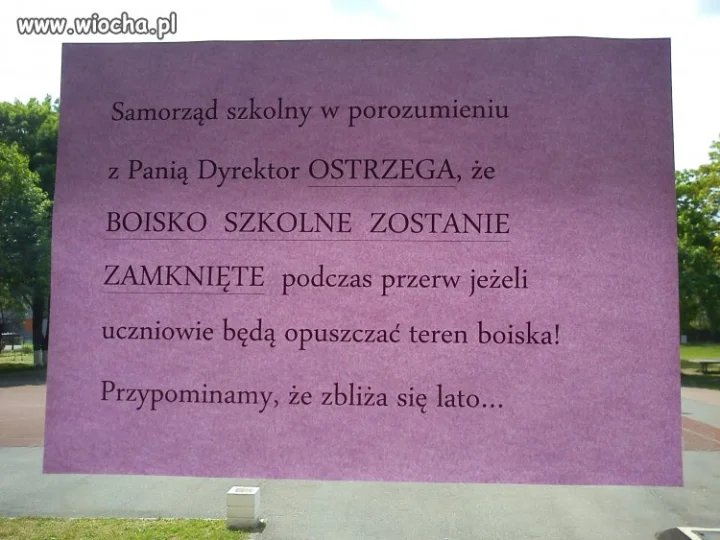 W pewnym gimnazjum 