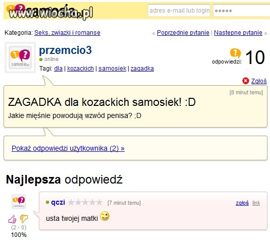 Kozackie pytanie...kozacka odpowiedź!