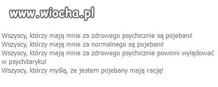 Dedyk dla wszystkich 