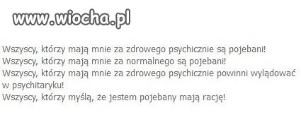 Dedyk dla wszystkich 