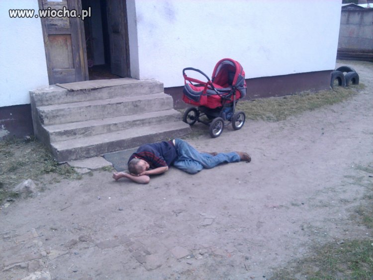 Nie dał rady wejść po schodach 