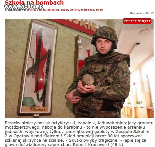 Bombowa szkoła.