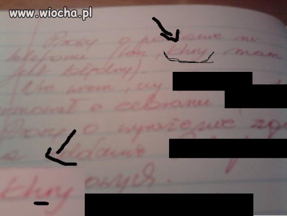 Polonistka piszę który przez "u"