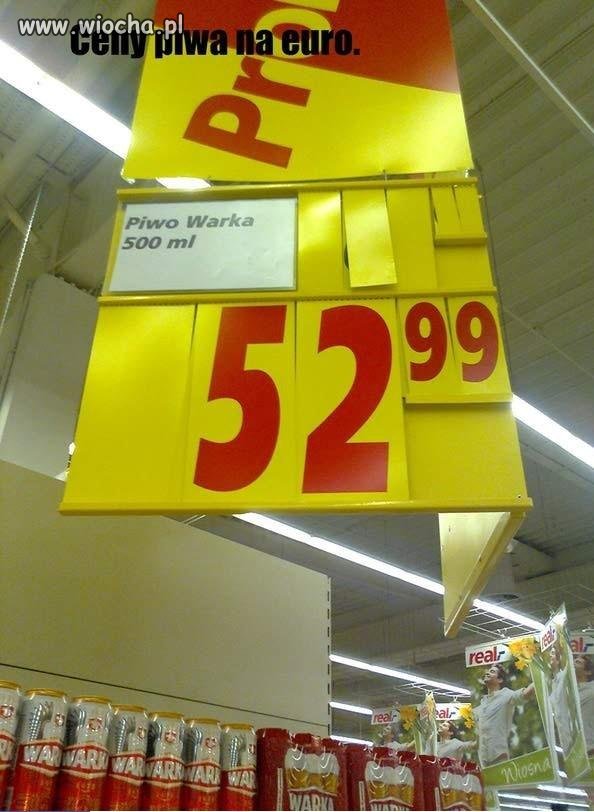 Przygotowania w sklepach na Euro