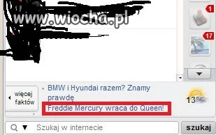 Freddie Mercury wraca do Queen. 