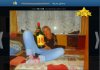 Lans na wino i rozchylone nogi