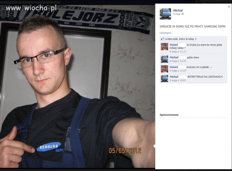 Michał wreŚcie w domu...