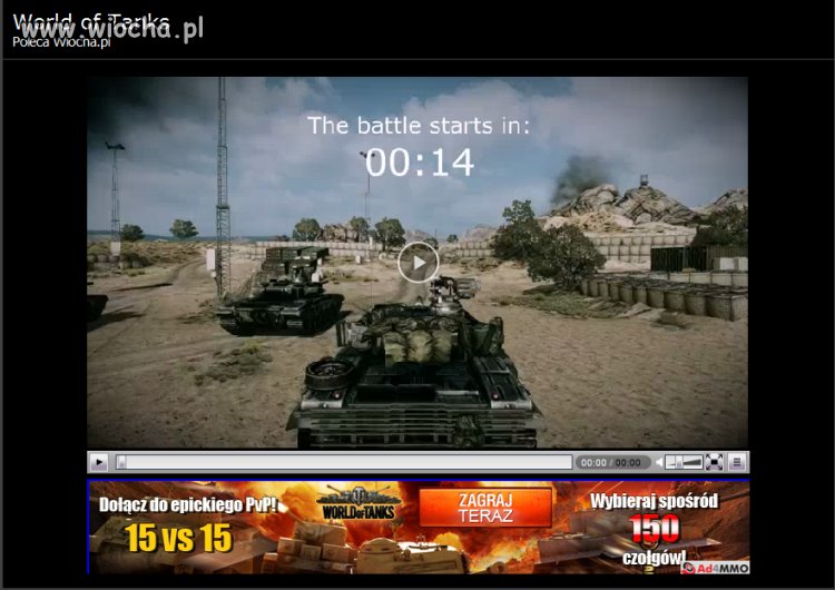 Czemu WoTa raklamuje BF'3