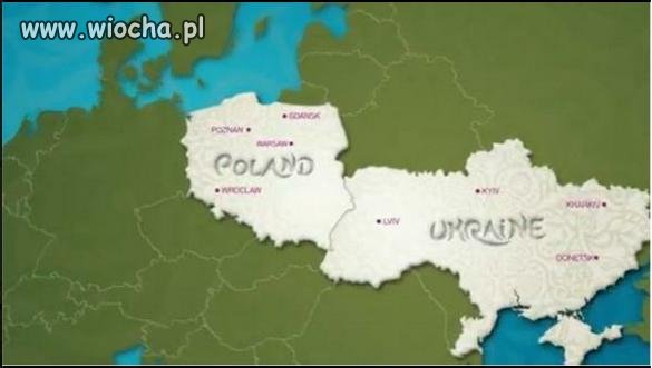 Mapa stworzona przez UEFA